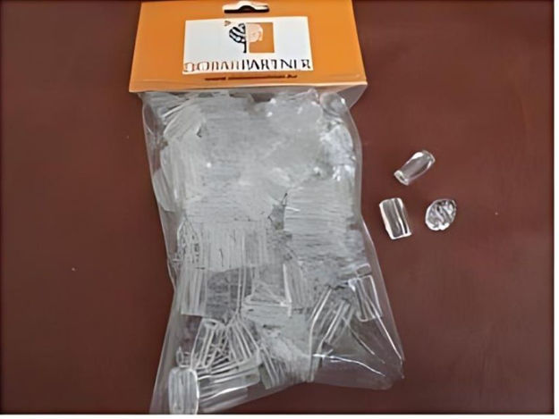 Slika Kristali 100g 14x7mm - prozirni