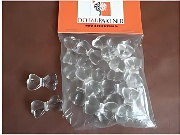 Slika Kristali mašnice 30x16mm, 20kom prozirni