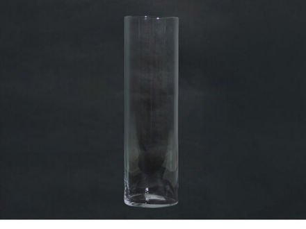 Slika Staklo vaza cilindar h49 d15cm.