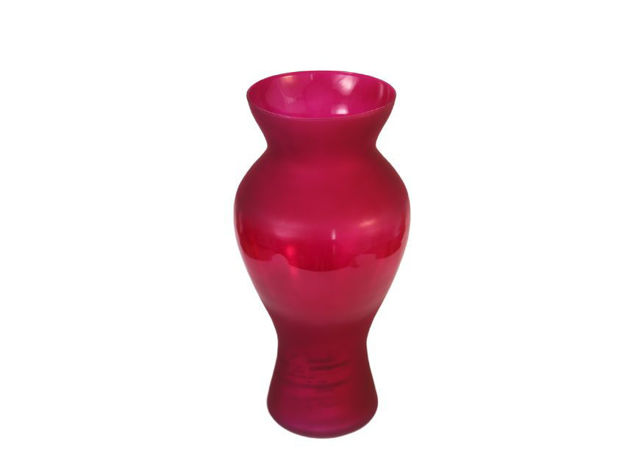 Slika Vaza staklo 25x15cm.-bordeaux