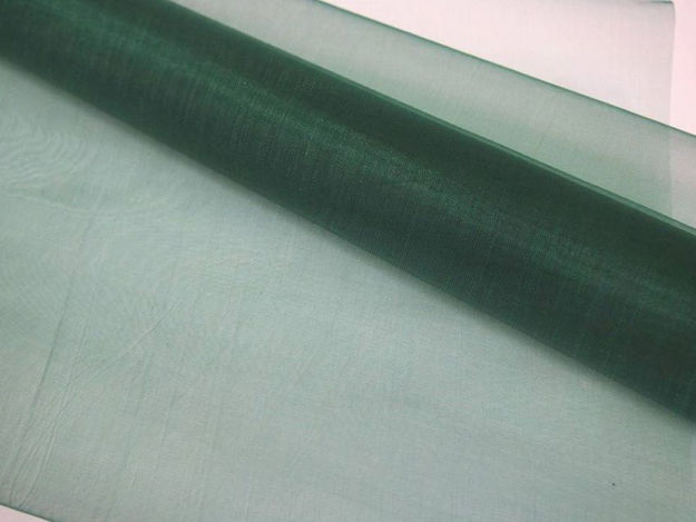 Slika Organdi rola 48cmx10m-t.Zelena