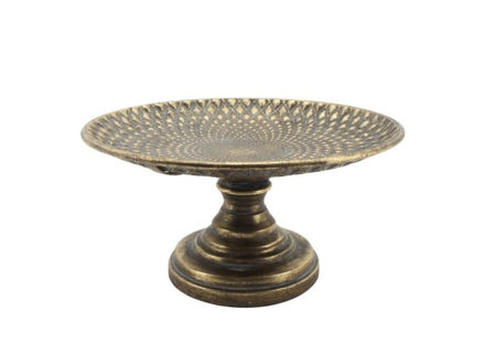Slika Stalak metalni na nogu 33x17cm.;zlatna