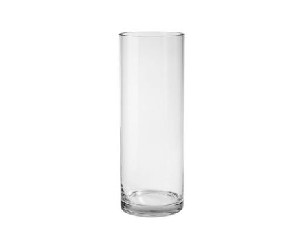Slika Vaza staklo cilindar d10 h30cm; transparent