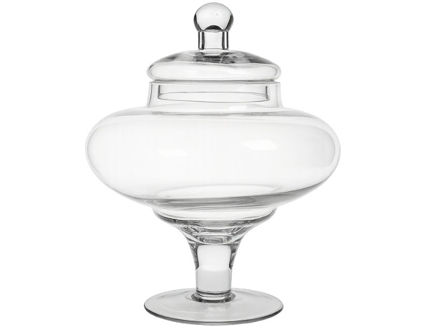 Slika Vaza staklo cilindar d10 h40cm; transparent