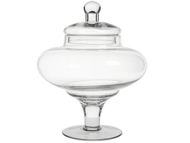 Slika Vaza staklo cilindar d10 h40cm; transparent