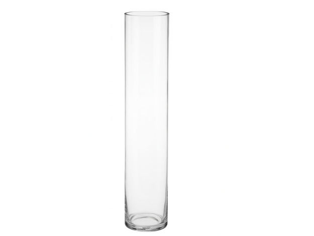 Slika Vaza staklo cilindar d10 h50cm; transparent
