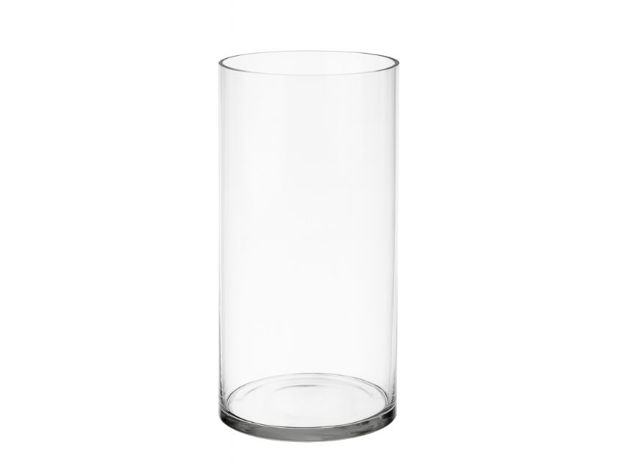 Slika Vaza staklo cilindar d15 h20cm; transparent