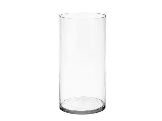 Slika Vaza staklo cilindar d15 h30cm; transparent