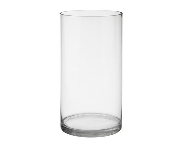 Slika Vaza staklo cilindar d20 h40cm; transparent