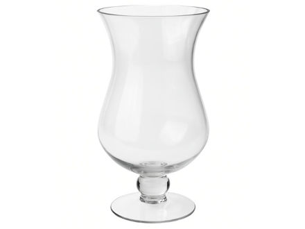 Slika Vaza staklo na nogu d17 h30cm; transparent