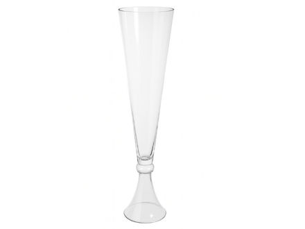Slika Vaza staklo na nogu d15 h61.5cm; transparent