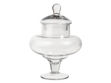 Slika Posuda staklo s poklopcem d10.5 h26cm; transparent
