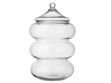 Slika Posuda staklo s poklopcem d16.5 h34cm; transparent