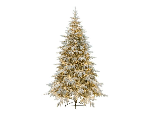 Slika Bor 210cm. D152cm. Pe/pvc 2354 grančice;2500 led; zasnježeni; MagicFire