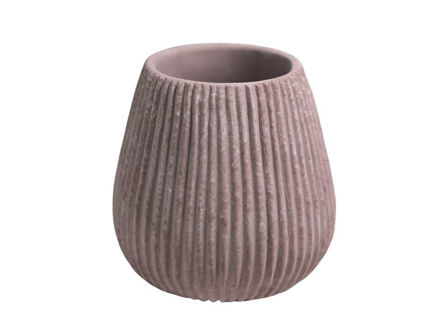 Slika Cement posuda dekorativna 12.5x12.5x12.5cm.
