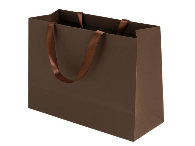 Slika Vrećica premium 35x26x15cm; 210gr.; tamno smeđa