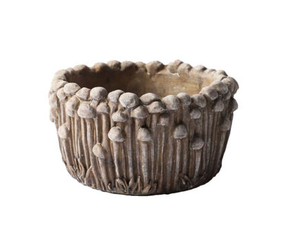 Slika Cementna posuda 20.7x20.7x11cm; s uzorkom