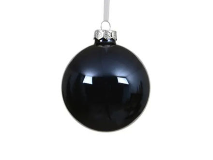 Slika Staklena kuglica d10cm.; t.Plava