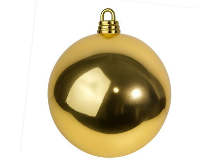 Slika Plastična kugla 30cm/1kom - sv.zlatna S