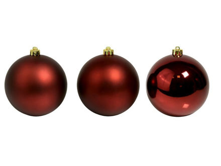 Slika Plastične kuglice 15cm/3kom - bordo S/M