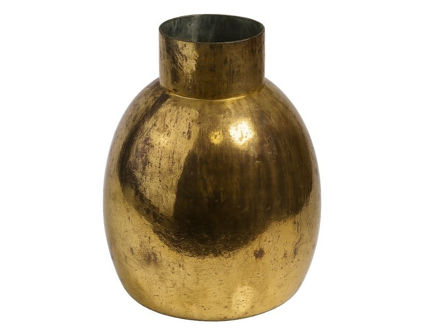 Slika Vaza staklo h30 d21cm; zlatna