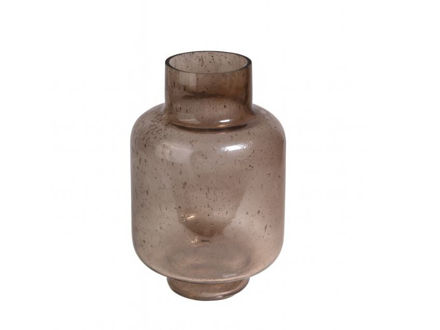 Slika Vaza staklo h27 d17cm; smeđa