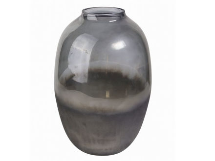 Slika Vaza staklo h36 d23.5cm; siva/plava