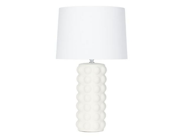 Slika Lampa bijela 49.5cm s bijelim sjenilom