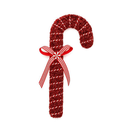 Slika Dekoracija holip 22x7x2cm; crvena/bijela