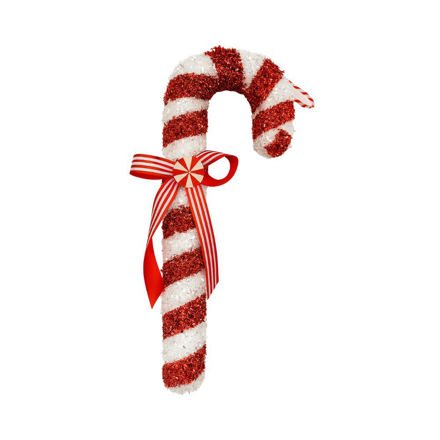 Slika Dekoracija holip 22x7x2cm; crvena/bijela