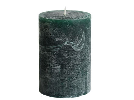 Slika Svijeća frost 6,8xh10cm-t.Zelena