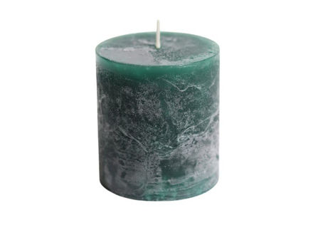 Slika Svijeća frost 6,8xh7,5cm-t.Zelena