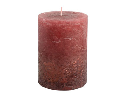 Slika  Svijeća gliter lfg 6,8xh9,5cm - crvena