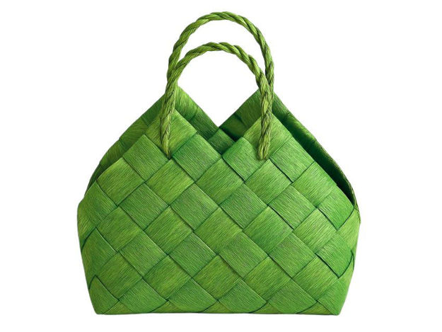 Slika Košara home 41x25x30/38.5cm; zelena