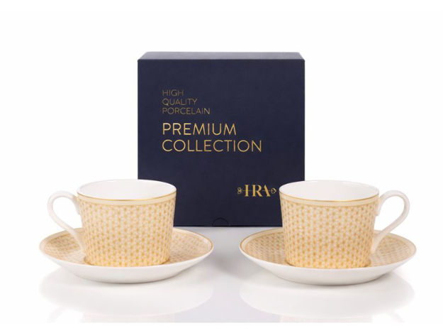 Slika Šalica s tanjurićem porculan 250ml; s/2