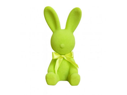 Slika Zec dekorativni 30cm; pliš; sv.Zelena