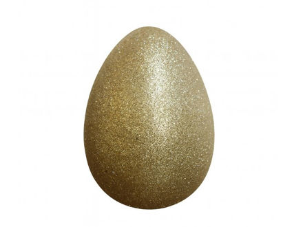 Slika Jaje dekorativno 25cm; gliter; zlatna