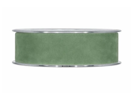 Slika Traka dupli pliš 25mm/7m svj.Cobalt zelena 58