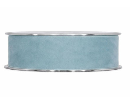 Slika Traka dupli pliš 25mm/7m sv.Prljavo plava 72