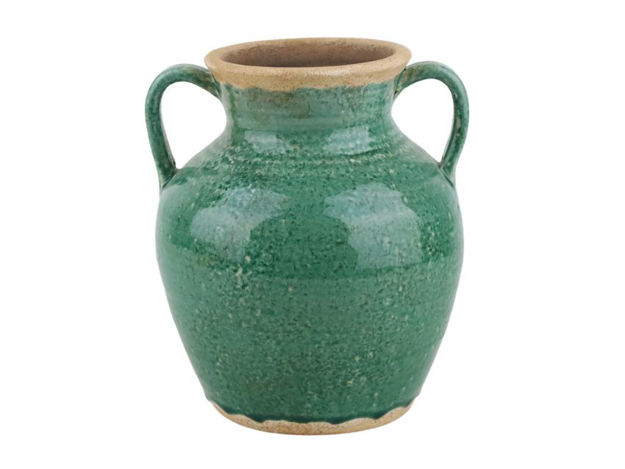 Slika Keramička vaza h24x22cm d20cm zelena