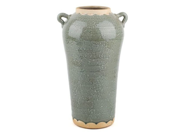 Slika Keramička vaza h38x22cm d20cm; antracit siva