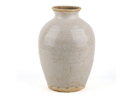 Slika Keramička vaza h32 d22cm; prljavo bijela