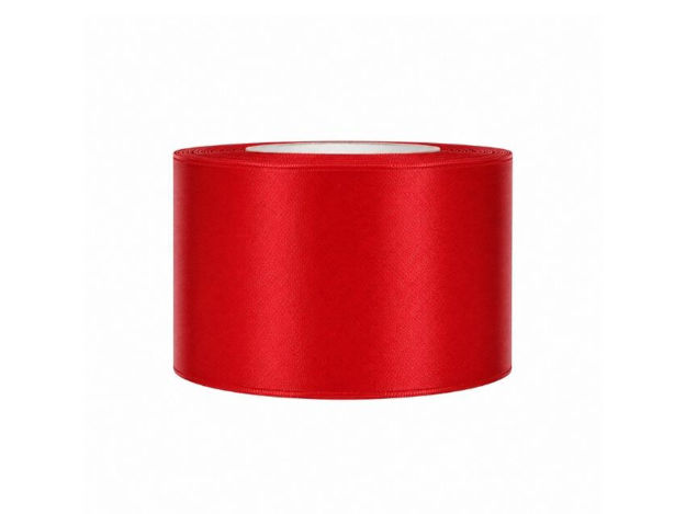 Slika Traka mat saten 40mm/20mt; crvena 08