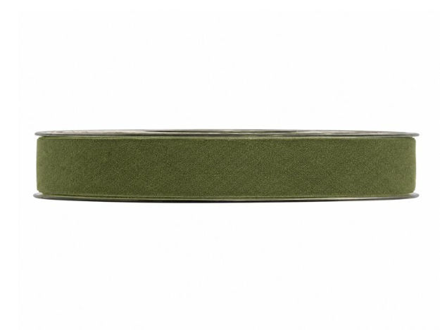 Slika Traka dupli pliš 15mm/7mt maslina 23