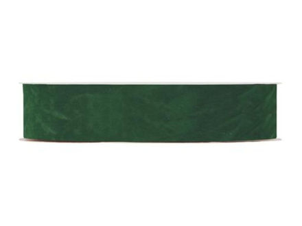 Slika Traka dupli pliš 40mm/30mt t.Zelena 73