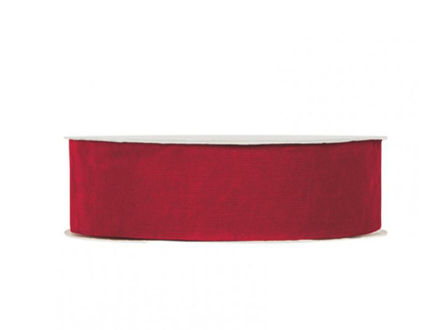 Slika Traka dupli pliš 40mm/30mt crvena 08