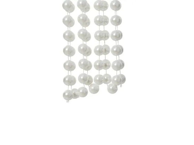 Slika Girlanda perlice 2cm x 270cm; bijela