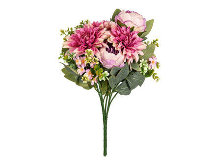 Slika Buket dalia/peonija 54 cm; sv.ljubičasta